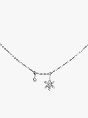 Flower Charm Necklace