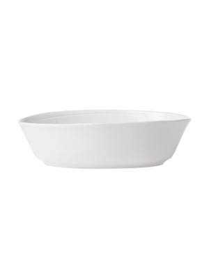 Vietri Viva Fresh Small Oval Baker - White