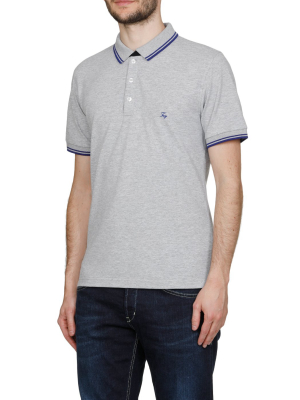 Fay Logo Embroidered Polo Shirt