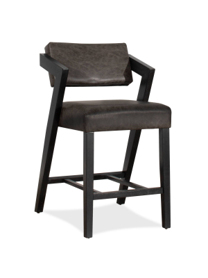 Snyder Counter Height Stool Black/gray - Hillsdale Furniture