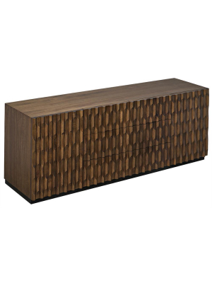 Noir Alameda Large Dark Walnut Sideboard