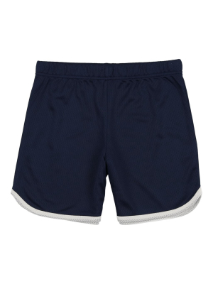 Coco Blanc Boys Tennis Shorts - Navy/white