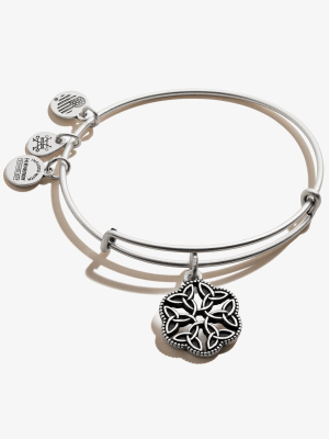 Endless Knot Charm Bangle