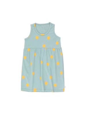 Tiny Cottons Sun Dress - Sea Green/yellow