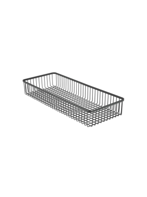 Mdesign Metal Kitchen Cabinet Drawer Organizer Tray, 15" Long, 8 Pack