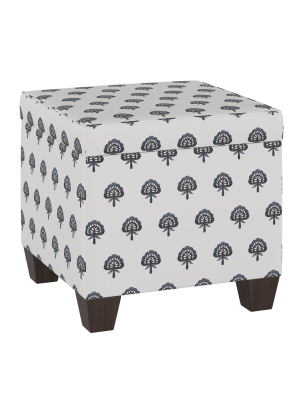 Fairland Storage Ottoman Clara Block Navy - Threshold™