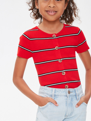 Girls Striped Sweater Top (kids)