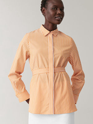 Long-sleeved Cotton Shirt