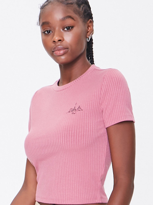 Embroidered Paris Tee