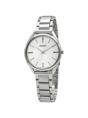 Seiko Conceptual Quartz Silver Dial Ladies Watch Swr031p1