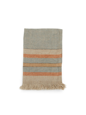 Small Fouta Guest Towel In Multi Stripe