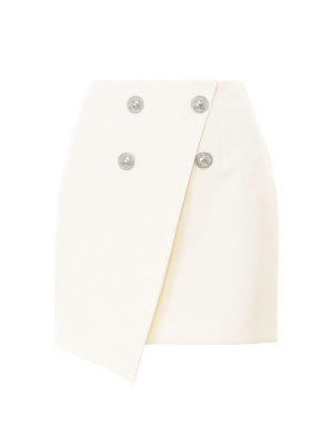 Balmain Wrap Mini Skirt