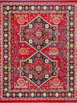 Cherokee Red/blue Area Rug