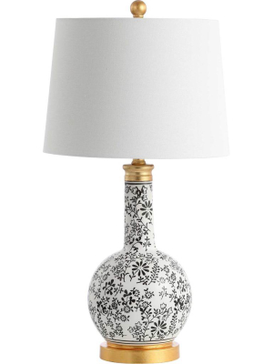 Boomer Table Lamp Black/white (set Of 2)