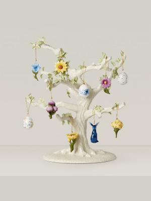 Floral Easter 10-piece Ornament & Tree Set