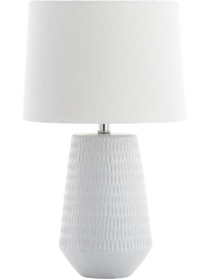 Steer Table Lamp White