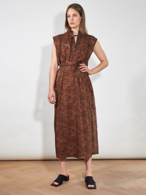 Landscape Dreamer Dress - Caramel