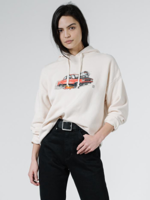 Ryan Ford Torana Slouch Hoodie - Heritage White