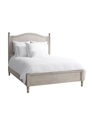 Isabella Bed Luxe In Light Silver Design By Redford House