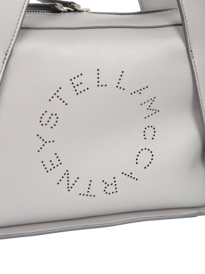 Stella Mccartney Mini Logo Perforated Crossbody Bag