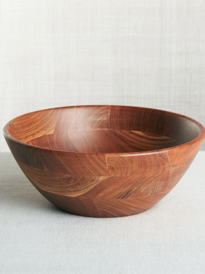 Carson Medium Acacia Serving Bowl