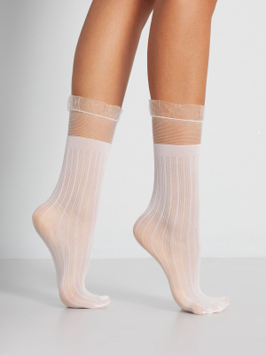 Sugar Glaze Sheer Socks