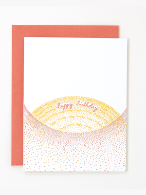 Birthday Sunset Card