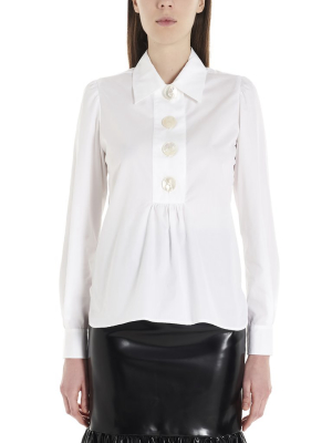 Miu Miu Pearl Button Shirt