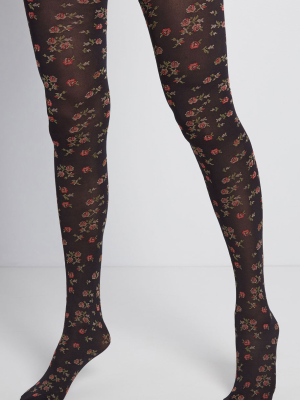 Bet On Blossoms Floral Tights