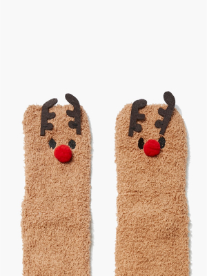 Reindeer Crew Socks Set