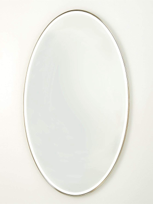 Global Views Elongated Oval Mirror