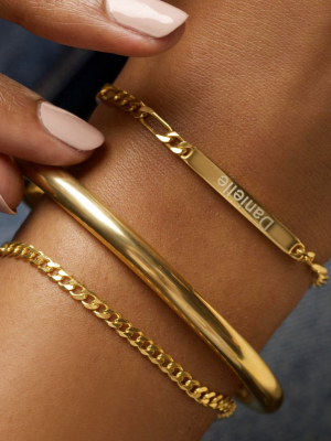 Bold Gold Plated Chain Bracelet