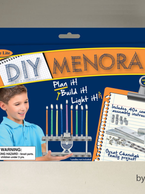 Rite Lite 9" Hanukkah Make Your Own Menorah Craft Set - Silver