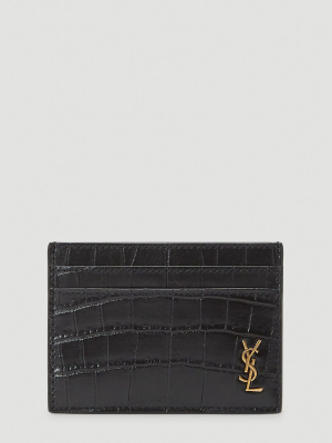 Saint Laurent Tiny Monogram Card Case