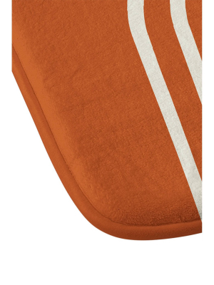 Grace Terracota Memory Foam Bath Mat Orange - Deny Designs