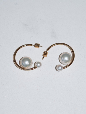 Selene Hoop Earrings | Sterling Silver