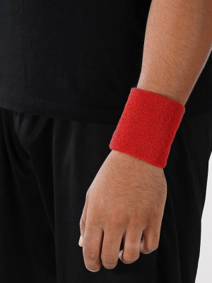 Hue Red Cotton Wristband