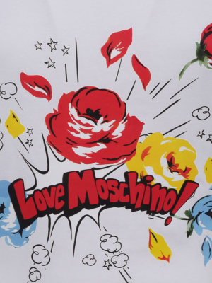 Love Moschino Graphic Print T-shirt