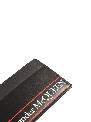 Alexander Mcqueen Logo Printed Cardholder