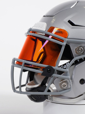 Clear Orange Machine Helmet Eye-shield Visor