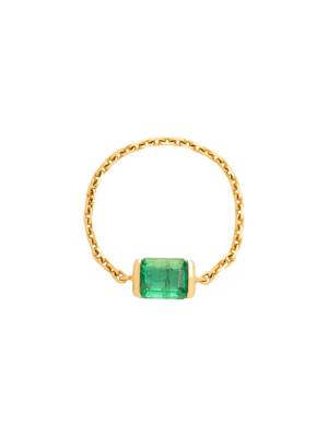 Supreme Chain Ring - Emerald