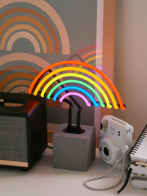 Rainbow Neon Table Lamp