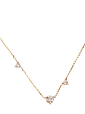 Three-step Diamond Necklace