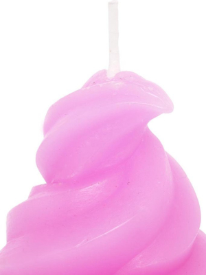Ice Cream Medium Candle - Pink