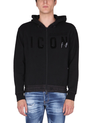 Dsquared2 Icon Printed Hooded Jacket