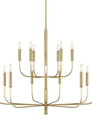 Ed Ellen Degeneres Brianna Large Two-tier Chandelier