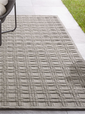 Villa Indoor/outdoor Sand Basket Weave Rug