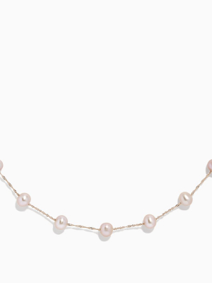 Effy 14k Rose Gold Cultured Fresh Water Pearl Necklace