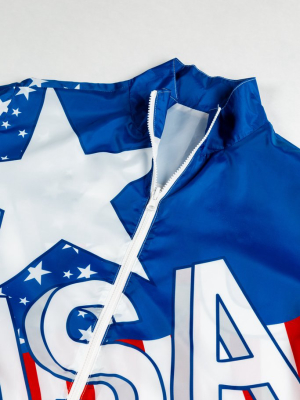 The Competition | American Flag Windbreaker