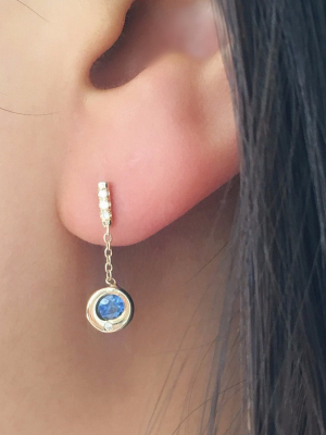 Sapphire Hope Earring (single)